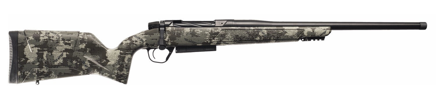 Christensen Arms 801-15026-01 Evoke Hunter 300 Win Mag 3+1 22" Black Cerakote Threaded Barrel Receiver & Forend w/Picatinny Rail Brush Camo Fixed Synthetic Stock - Image 2