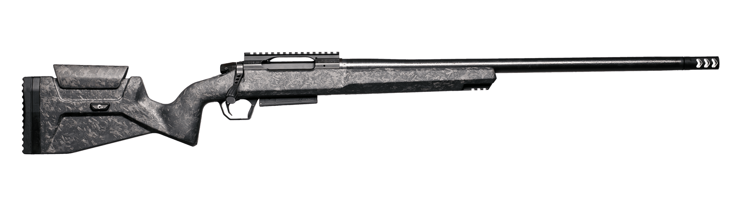 Christensen Arms 801-14060-00 MCR 22 Creedmoor 4+1 20" Carbon Fiber Threaded Barrel Black Nitride Receiver w/Picatinny Rail Black Adj Cheek Riser w/Pistol Grip Carbon Fiber Stock