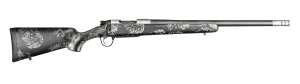Christensen Arms 801-060077-00 Ridgeline FFT 25 Creedmoor 4+1 20" Carbon Fiber Threaded Barrel  Stainless Steel Drilled & Tapped Receiver  Carbon w/Gray Accents Fixed Carbon Fiber Stock