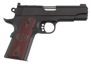 Colt Mfg O4940XE-OR Commander Combat 45 ACP 8+1 4.25" Stainless Barrel Matte Black Carbon Steel Optic Ready/Serrated Slide Matte Black Anodized Steel Frame w/Beavertail Black Cherry G10 Grip Ambidextrous