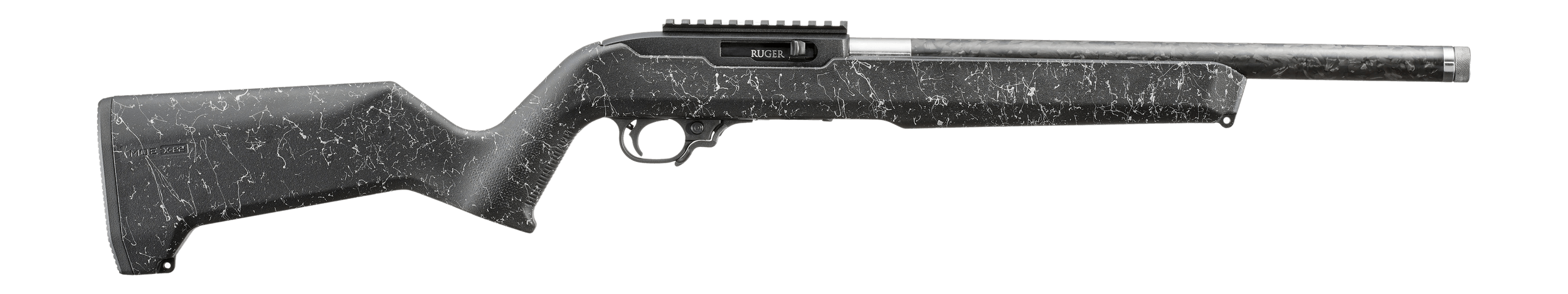 Ruger 32014 10/22 Carbon Fiber 22 LR 10+1 16.10″ Carbon Fiber Threaded Barrel Black Receiver w/Scope Rail Textured Black w/White Specks Magpul MOE X-22 w/M-LOK Textured Synthetic Stock Ruger 32014 10/22 Carbon Fiber 22 LR 10+1 16.10″ Carbon Fiber Threaded Barrel Black Receiver w/Scope Rail Textured Black w/White Specks Magpul MOE X-22 w/M-LOK Textured Synthetic Stock