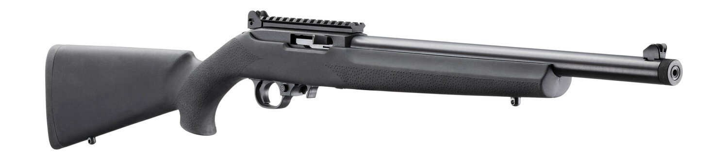 Ruger 32024 10/22 22 LR 10+1 16.12″ Satin Black Threaded Barrel Black Alloy Steel Receiver w/Picatinny Rail Black Hogue Overmolded Synthetic Stock Ruger 32024 10/22 22 LR 10+1 16.12″ Satin Black Threaded Barrel Black Alloy Steel Receiver w/Picatinny Rail Black Hogue Overmolded Synthetic Stock