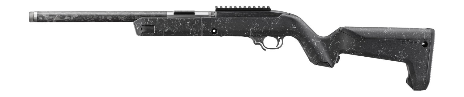 Ruger 32034 10/22 Carbon Fiber Takedown 22 LR 10+1 16.10″ Carbon Fiber Threaded Barrel Black Receiver w/Scope Rail Textured Black w/White Specks Magpul X-22 Backpacker Synthetic Stock Ruger 32034 10/22 Carbon Fiber Takedown 22 LR 10+1 16.10″ Carbon Fiber Threaded Barrel Black Receiver w/Scope Rail Textured Black w/White Specks Magpul X-22 Backpacker Synthetic Stock