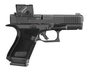 Glock P61950B03DC8A3 G19 Gen6 w/Aimpoint 9mm Luger 15+1 4.02" Black GMB Barrel  Black Steel Serrated w/Optic Slide  Black Polymer Frame w/Accessory Rail  Interchangeable Backstrap Grip  Aimpoint COA 3.5 MOA Red Dot  Ambidextrous