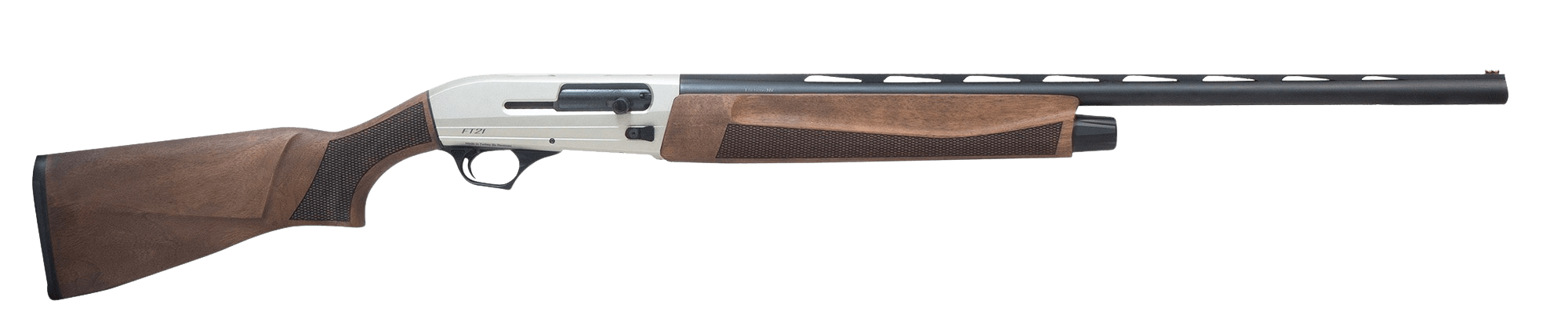 Pointer FT21W20 Field Tek FT21 20 Gauge Semi-Auto 3" 5+1 28" Black Vent Rib Barrel Black Aluminum Receiver Fixed Walnut Stock