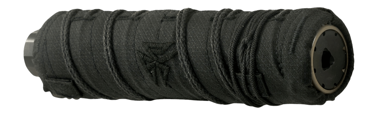 Burn Proof Gear BPG-SC-H-7-5-1-5-BLK Heavy List Suppressor Cover Kevlar Black