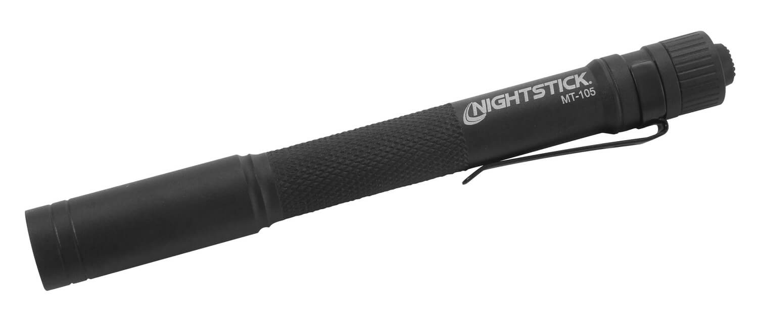 Nightstick MT-105 Mini-TAC Black Aluminum 200 Lumens 62 Meters Beam Distance Nightstick MT-105 Mini-TAC Black Aluminum 200 Lumens 62 Meters Beam Distance