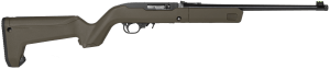 Ruger 32013 10/22 Takedown Sports South Exclusive Full Size 22 LR 10+1 16.40″ Blued Threaded Barrel  Satin Black Steel Receiver w/Scope Base Adapter  Magpul X-22 Backpacker OD Green Synthetic Stock  Right Hand