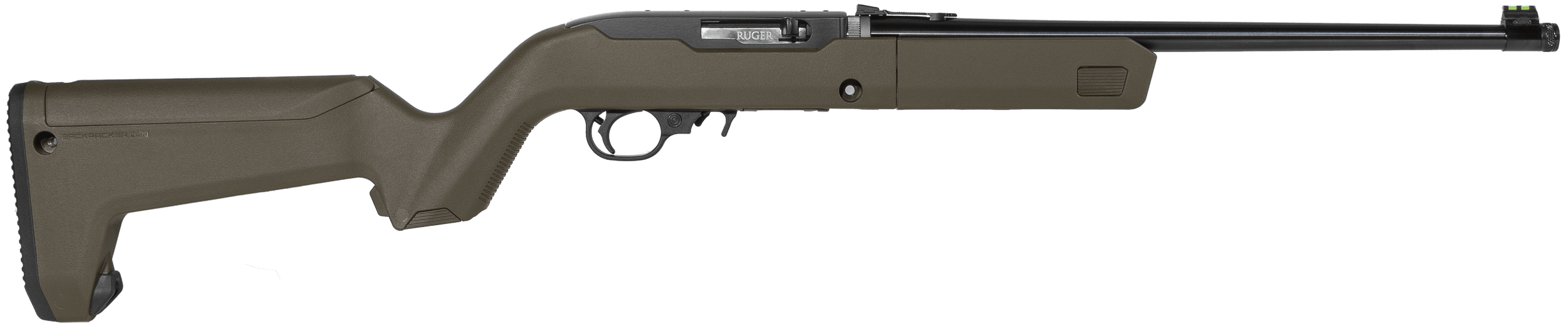 Ruger 32013 10/22 Takedown Sports South Exclusive Full Size 22 LR 10+1 16.40″ Blued Threaded Barrel Satin Black Steel Receiver w/Scope Base Adapter Magpul X-22 Backpacker OD Green Synthetic Stock Right Hand Ruger 32013 10/22 Takedown Sports South Exclusive Full Size 22 LR 10+1 16.40″ Blued Threaded Barrel Satin Black Steel Receiver w/Scope Base Adapter Magpul X-22 Backpacker OD Green Synthetic Stock Right Hand