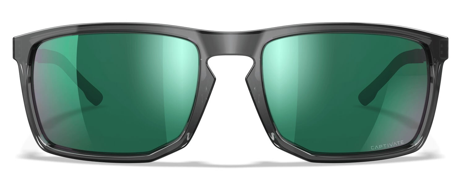Wiley X AC6AXE07 Axe Captivate Green Mirror Lens Polycarbonate/Gloss Crystal Grey Frame Wiley X AC6AXE07 Axe Captivate Green Mirror Lens Polycarbonate/Gloss Crystal Grey Frame