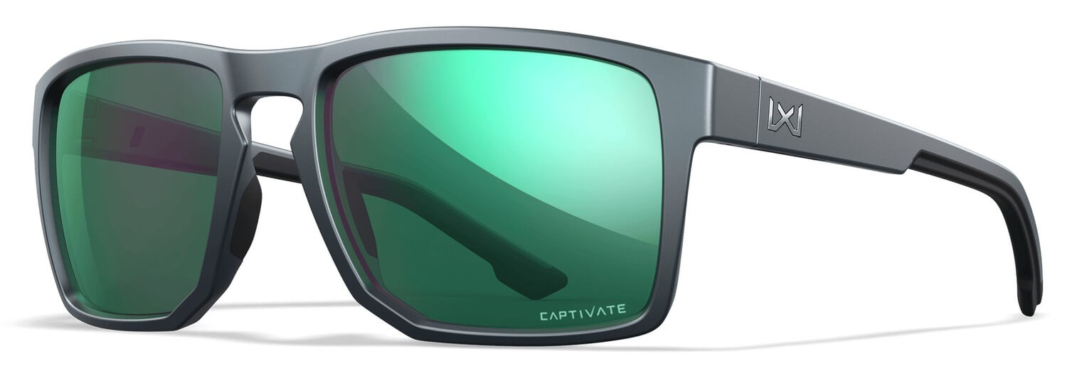 Wiley X AC6FND07 Founder Captivate Green Mirror Lens Polycarbonate/Matte Graphite Frame Wiley X AC6FND07 Founder Captivate Green Mirror Lens Polycarbonate/Matte Graphite Frame