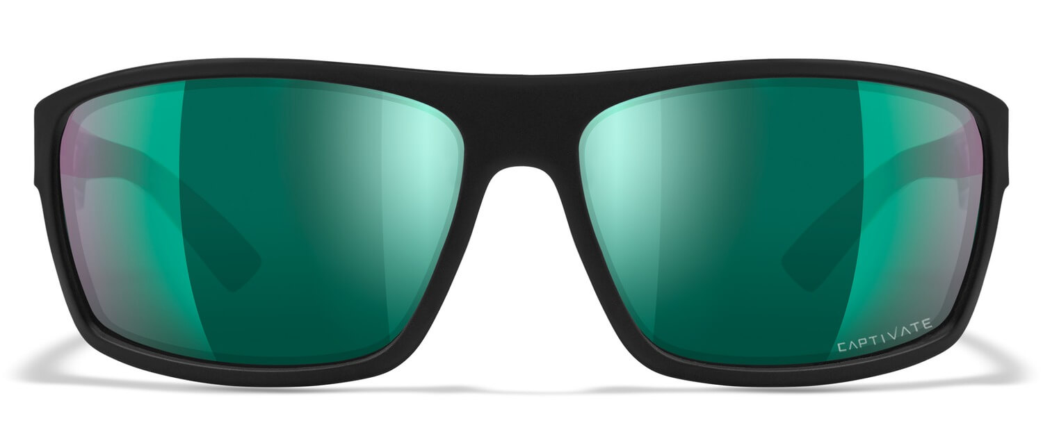 Wiley X ACPEA07 Peak Captivate Green Mirror Lens Polycarbonate/Matte Black Frame Wiley X ACPEA07 Peak Captivate Green Mirror Lens Polycarbonate/Matte Black Frame