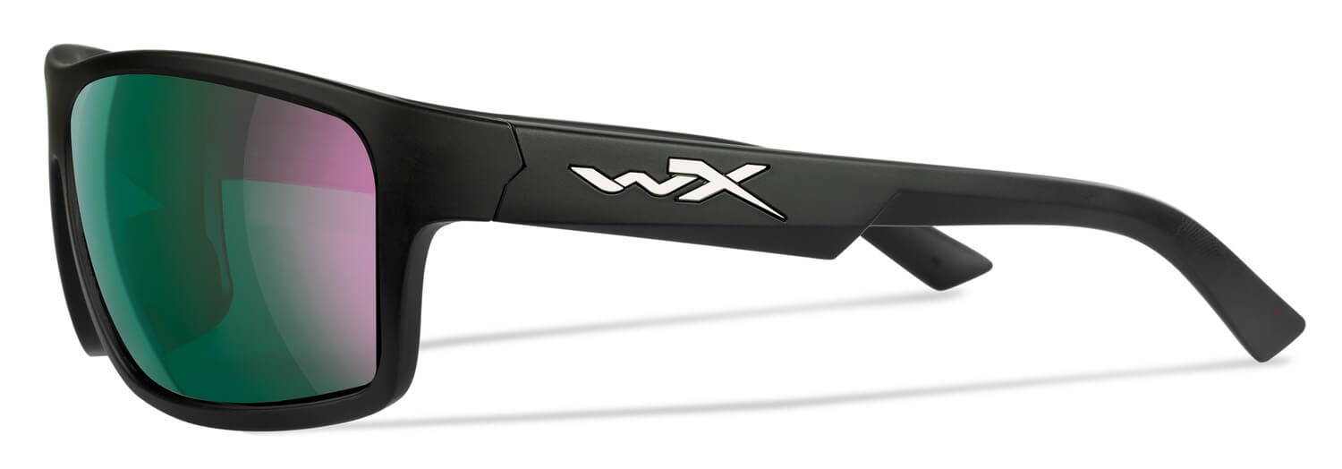 Wiley X ACPEA07 Peak Captivate Green Mirror Lens Polycarbonate/Matte Black Frame Wiley X ACPEA07 Peak Captivate Green Mirror Lens Polycarbonate/Matte Black Frame