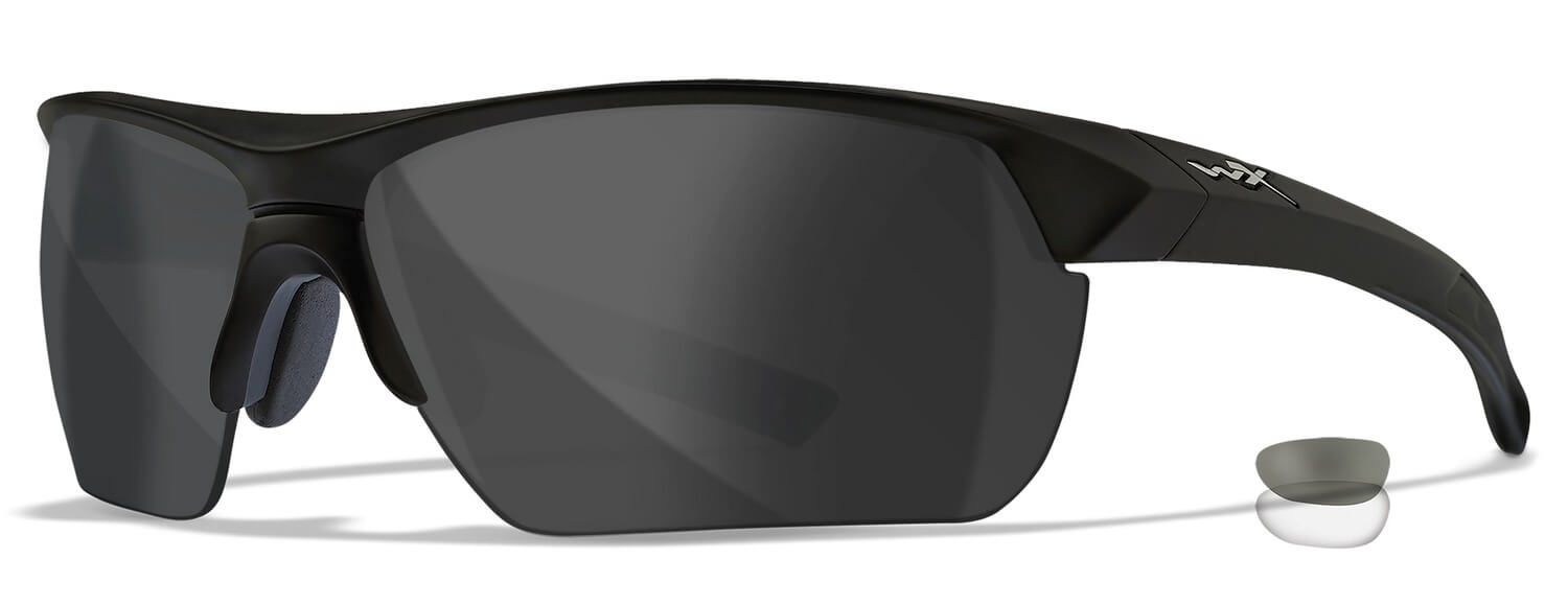 Wiley X 4004 Guard Advanced Grey/Clear Lens/Matte Black Frame Wiley X 4004 Guard Advanced Grey/Clear Lens/Matte Black Frame
