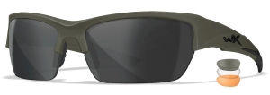 Wiley X CHVAL06G Valor Smoke Gray/Clear/Light Rust Lens/OD Green Frame Wiley X CHVAL06G Valor Smoke Gray/Clear/Light Rust Lens/OD Green Frame