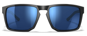Wiley X AC6APX09 Apex Captivate Blue Mirror Lens Polycarbonate/Gloss Black Frame