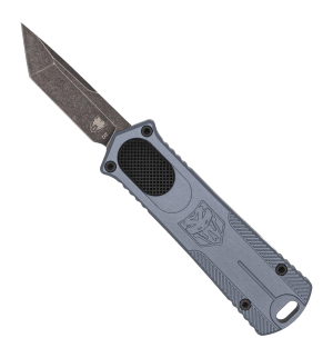CobraTec Knives CALI952GEN2GRYTNS 952 Gen II *CA Complaint 1.88" OTF Tanto Plain Anodized D2 Steel Blade 3.13" Gray Anodized Aluminum Handle