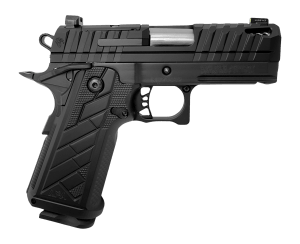 Live Free Armory HG8645-N Apollo 11 V2 Sub-Compact 9mm Luger 18+1 3.35" Stainless Ported Barrel  Black Cerakote Steel Optic Ready/Serrated Slide  Black Cerakote Steel Frame w/Beavertail & Picatinny Rail  Black Aluminum V2 Grip  RMSc Footprint