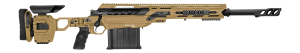 Cadex Inc CDX50DUAL50206BR20I2J5 CDX-50 Tremor 50 BMG 5+1 20.60″ Black DLC Match Grade Threaded Barrel  Black DLC Aluminum Receiver w/Picatinny Rail  Adjustable Folding Hybrid Tan Stock  Black Polymer Grip