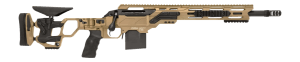 Cadex Inc CDXSSCOV308165CP20I2E1 CDX-SS Seven S.T.A.R.S. Covert Compact 308 Win 10+1 16.50″ Black DLC Fluted Threaded Barrel  Hybrid Tan Cerakote Receiver w/Picatinny Rail  M-LOK Handguard  Hybrid Tan Folding Strike PRO Chassis  Black Polymer Grip
