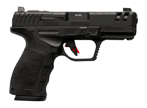 Sarsilmaz SAR9CG3BL10 SAR9 Gen3 Compact 9mm Luger 10+1 4.10" Black Barrel Black Steel Optic Cut/Serrated Slide Black Polymer Frame w/Picatinny Rail Textured Grip RMSc Footprint