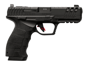 Sarsilmaz SAR9G3BL10 SAR9 Gen3 Full Size 9mm Luger 10+1 4.50" Black Barrel Black Steel Optic Cut/Serrated Slide Black Polymer Frame w/Picatinny Rail Interchangeable Backstrap Grip RMSc Footprint