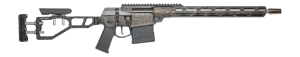 Cnc Firearms CNCQTOPO-B Q Fix 308 Win 16" Threaded Barrel  Black/Bronze Topographic Receiver w/Picatinny Rail  Adjustable Folding Stock  AR Grip