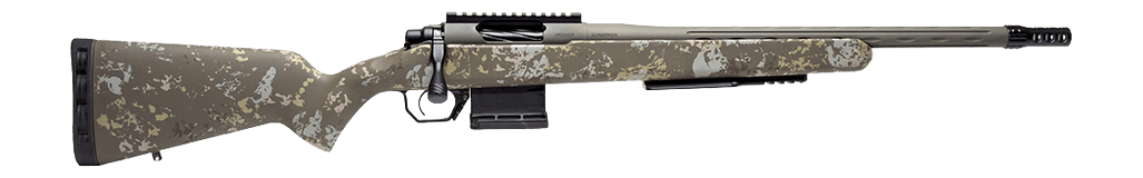 Horizon Firearms HRF-VA2-22CM-18R Vandal 2 22 Creedmoor 18" Mil-Spec OD Green Skip Dash Fluted/Threaded Barrel Mil-Spec OD Green Receiver w/Picatinny Rail Arca Rail Forend Timberline Iota BKS Stock Right Hand