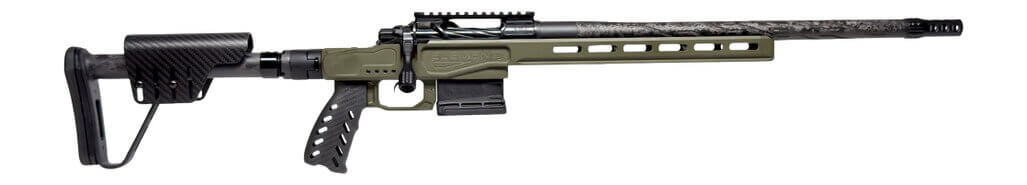 Horizon Firearms HRF-VED-7PRC-22R Venatic DM 7mm PRC 22" SOCOM Black Proof Research CF Threaded Barrel SOCOM Black Receiver w/Picatinny Rail ARCA Rail OD Green Cerakote XLR Element 4.0 Stock Right Hand - Image 4