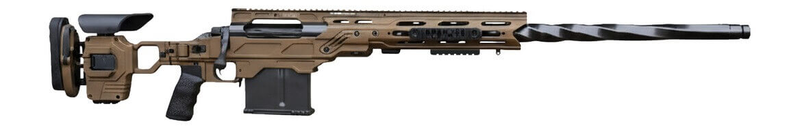 Horizon Firearms HRF-BUL-408C-30R Vena-Bull 408 Cheytac 30" Black Chrome Fluted Threaded Barrel Burnt Bronze Cerakote Receiver w/Picatinny Rail Cadex Dual Strike Burnt Bronze Cerakote Chassis Right Hand - Image 2