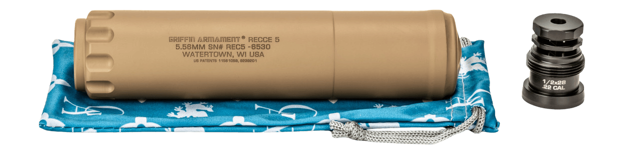 Griffin Armament GAREC5FDE-W Recce 5 5.56mm 1.50″ Flat Dark Earth Stainless Steel/Inconel 1/2″x28 Griffin Armament GAREC5FDE-W Recce 5 5.56mm 1.50″ Flat Dark Earth Stainless Steel/Inconel 1/2″x28