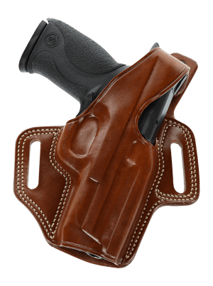 Galco FL226R Fletch High Ride Tan Leather Fits Glock 19/23 Belt Loop Mount Right Hand