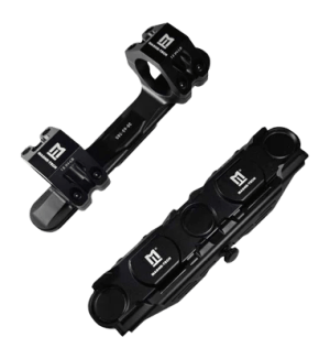 Magne-tech 34-65-385-SET Black Aluminum 34mm Tube Magne-tech 34-65-385-SET Black Aluminum 34mm Tube