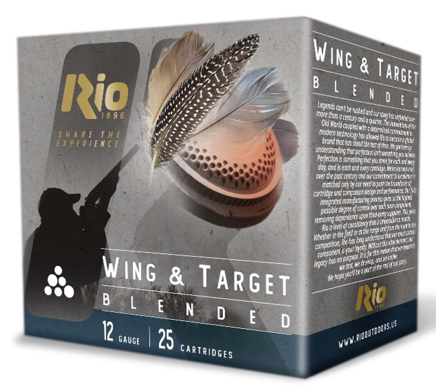 Rio Ammunition WTBL32759 Wing & Target 12Gauge 2.75" 1 1/8oz 7.5Shot 25 Per Box/10 Case - Image 2