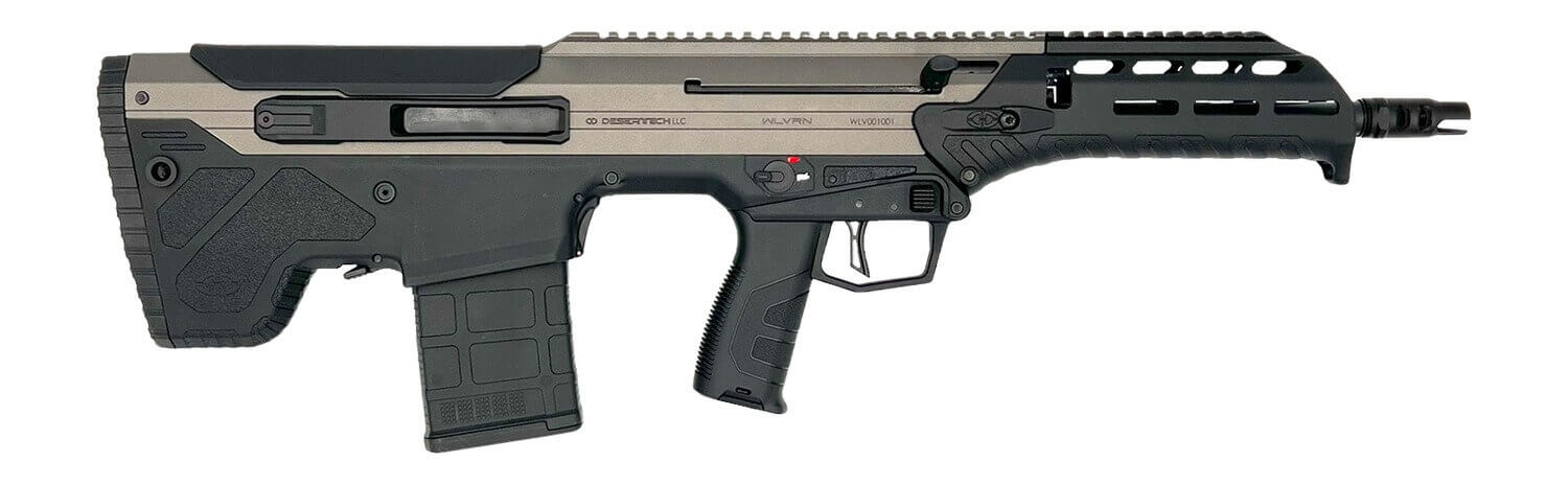 Desert Tech WLVRFA1620T WLVRN 7.62x51mm/308 Win 20+1 16"Black Melonite Threaded Barrel Tungsten Cerakote Receiver w/Picatinny Rail M-LOK Handguard Black Polymer Chassis Black Polymer Grip Ambidextrous - Image 3