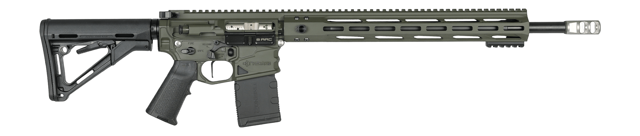 Nemo Arms BL-6ARC-18SS Battle-Light 6mm ARC 10+1 18" Black Threaded Barrel Mil-Spec Green Cerakote Aluminum Receiver w/Picatinny Rail M-LOK Handguard Magpul CTR Black Polymer Stock Black Magpul MIAD Grip Ambidextrous