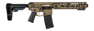 Nemo Arms BL-556-8P Battle-Light  5.56 NATO 30+1 8″ Black Threaded Barrel  Burnt Bronze Aluminum Receiver w/Picatinny Rail  M-LOK Handguard  Black Polymer SB Tactical SBA3 Brace  Magpul MOE Grip  Ambidextrous