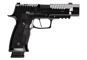 Sig Sauer 320SXGF9CWRES10 P320 SXG Reserve Full Size Frame 9mm Luger 10+1 3.90" Black Barrel  High Polish DLC Stainless Steel Integrated Compensator/Optic Ready/Serrated Slide & Frame w/Beavertail & Picatinny Rail  GridLOK Grip  Sig PRO Footprint