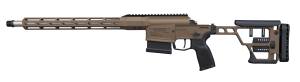 Sig Sauer CROSS30816BBRZ Cross 308 Win 5+1 Brushed Precision Stainless Steel Taper-Lok Barrel Bronze Cerakote Aluminum Receiver w/Picatinny Rail M-LOK Handguard Precision Adj Folding Stock Black Polymer Grip