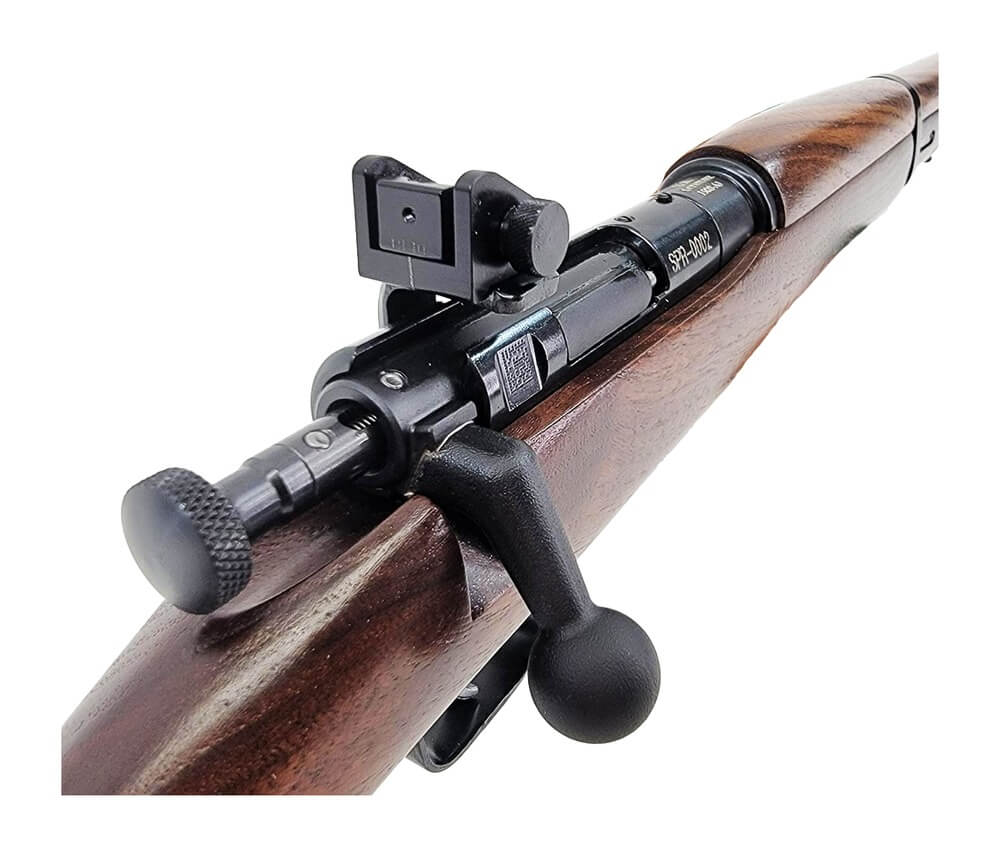 Crickett KSA1903 Mini 1903-A3 Springfield Replica Youth 22 LR 16.50″ Black Threaded Barrel & Receiver Walnut Fixed Stock Crickett KSA1903 Mini 1903-A3 Springfield Replica Youth 22 LR 16.50″ Black Threaded Barrel & Receiver Walnut Fixed Stock