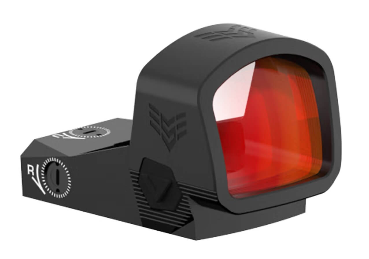 Swampfox Optics JTC21306R Justice II Black 1x 30mm 6 MOA 3 MOA Red Dot Reticle Universal RMR Footprint Mount Swampfox Optics JTC21306R Justice II Black 1x 30mm 6 MOA 3 MOA Red Dot Reticle Universal RMR Footprint Mount