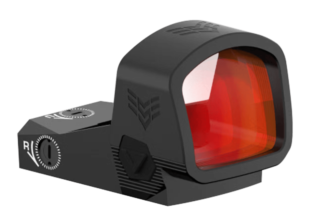 Swampfox Optics JTC21306R Justice II Black 1x 30mm 6 MOA 3 MOA Red Dot Reticle Universal RMR Footprint Mount Swampfox Optics JTC21306R Justice II Black 1x 30mm 6 MOA 3 MOA Red Dot Reticle Universal RMR Footprint Mount