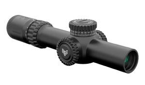 Swampfox Optics WAR16241GM Warhorse Black 1-6x 24mm 34mm Tube Green Dragoon MOA Reticle Swampfox Optics WAR16241GM Warhorse Black 1-6x 24mm 34mm Tube Green Dragoon MOA Reticle