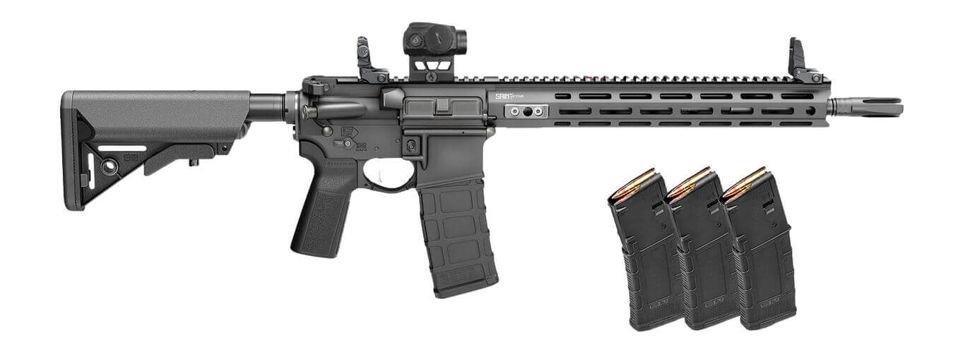 Springfield Armory STV914556BV2B5PAC SAINT Victor V2 Gear Pac 5.56 NATO 30+1 14" Black Melonite Barrel Black Hardcoat Anodize Aluminum Receiver w/Picatinny Rail M-LOK Handguard B5 Enhanced Sopmod Black Polymer Stock B5 P Type 23 Grip - Image 2