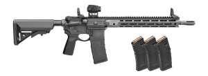 Springfield Armory STV914556BLCV2B5PAC SAINT Victor V2 Gear Pac 5.56 NATO 10+1 14" Black Melonite Barrel Black Hardcoat Anodize Aluminum Receiver w/Picatinny Rail M-LOK Handguard B5 Enhanced Sopmod Black Polymer Stock B5 P Type 23 Grip
