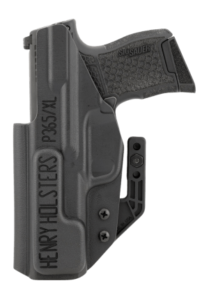Henry Holsters HH-0003-11 Flint Compact Full Sweatguard Black Boltaron Fits Sig Sauer P365