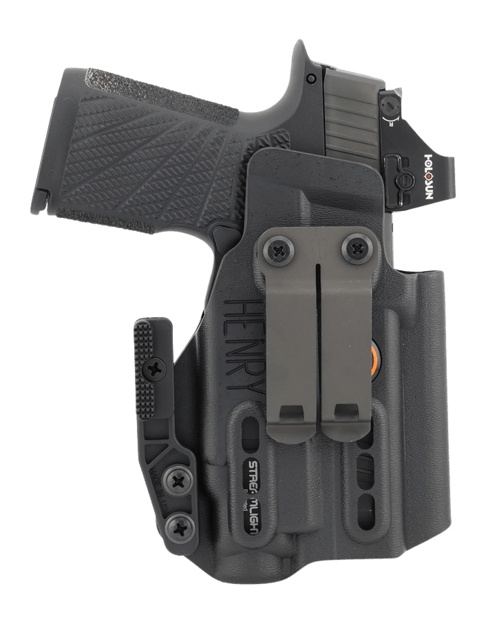 Henry Holsters HH-0004-08 Ember AIWB/IWB Black Boltaron Fits Sig Sauer P365 AXG Legion Gen1 Compatible w/ Streamlight TLR-7 Sub Weapon Light Ambidextrous