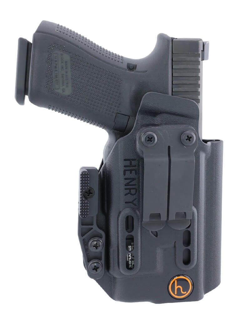 Henry Holsters HH-0004-09 Ember AIWB/IWB Black Boltaron Fits Glock 1719/23 Compatible w/ TLR-7 HL-X Weapon Light Ambidextrous - Image 2