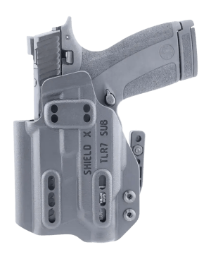Henry Holsters HH-0004-14 Ember AIWB/IWB Black Boltaron Fits S&W M&P Shield X Compatible w/ Streamlight TLR-7 Sub Weapon Light Ambidextrous