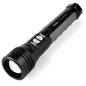 Police Security 97604 Twin Power Black LED 1350/4000 Lumens 180 Meters 338 Meters Beam Distance
